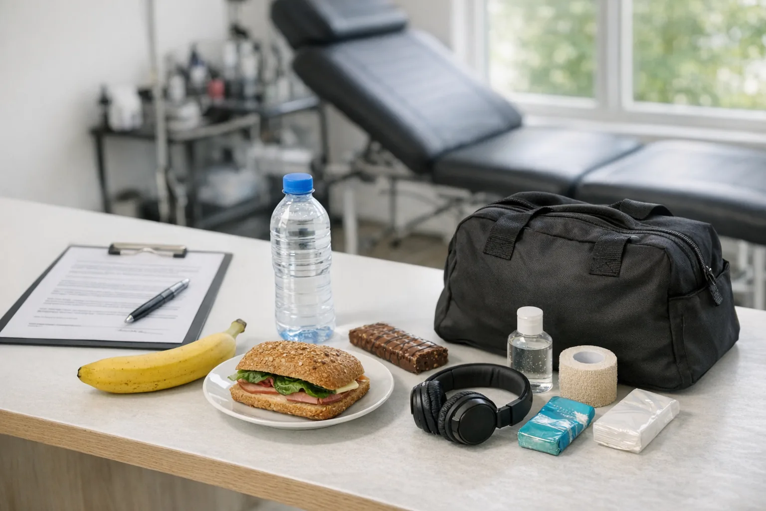 Co zjeść i zabrać na wizytę przed robieniem tatuażu