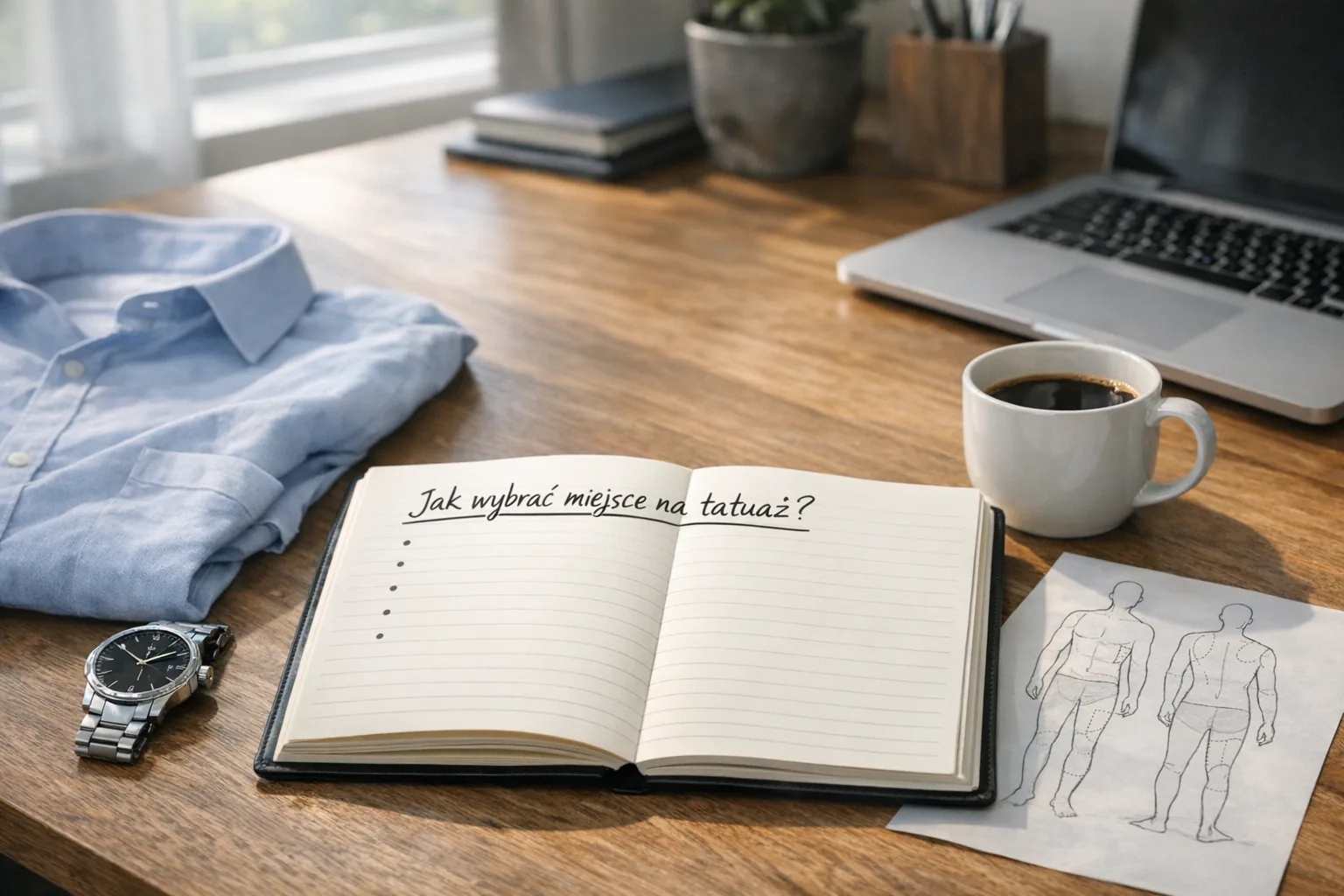 Jak wybrać miejsce na tatuaż pod pracę i wygodę